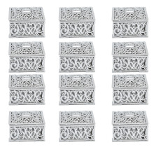 12PCS Hollow Candy Box Plastic Candy Case