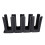Dispenser per bicchieri a 4 vani, in plastica, 46x11,2x21,3 cm 2