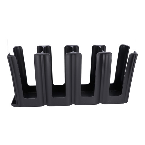 Dispenser per bicchieri a 4 vani, in plastica, 46x11,2x21,3 cm 1