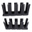 Dispenser per bicchieri a 4 vani, in plastica, 46x11,2x21,3 cm 10