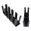 Dispenser per bicchieri a 4 vani, in plastica, 46x11,2x21,3 cm 8