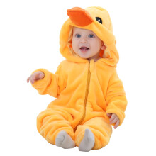 Unisex Baby & Toddlers' Flannel Animal Costume Romper Outfit in Soft Fabric, Sizes 0-24 Months, Cute Animal Designs