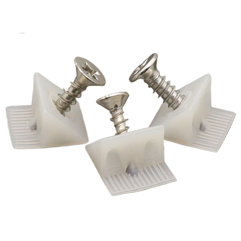 (Silver) 100pcs/set Back Wall Connector Corner Brace Easy To Install Wide-image-OPC-PJQNJCD-NEW