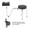 Adjustable PU Leather Tattoo Leg Arm Rest Pad 7