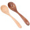 2Pcs/Set Wooden Spoon with Curved Handle Small 8