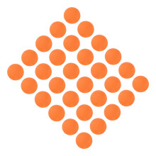 30pcs 21.5mm EVA Foam Golf Balls Soft Indoor/Outdoor Practice Golf Balls Orange