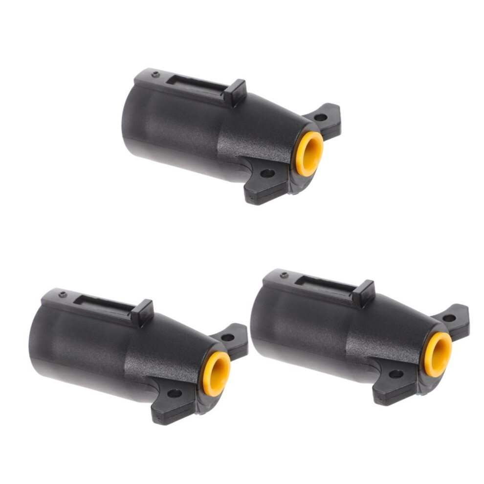 7-Pin Trailer Plug Pack Of 3 For Bicycle Trailers With 7-Hole Connector, Wiring Harness, 7-Pin To 4-Pin Adapter 6493810740213