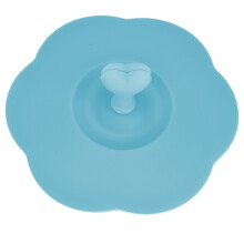 Tapa de silicona azul para taza 11 cm de diámetro - resistente al calor