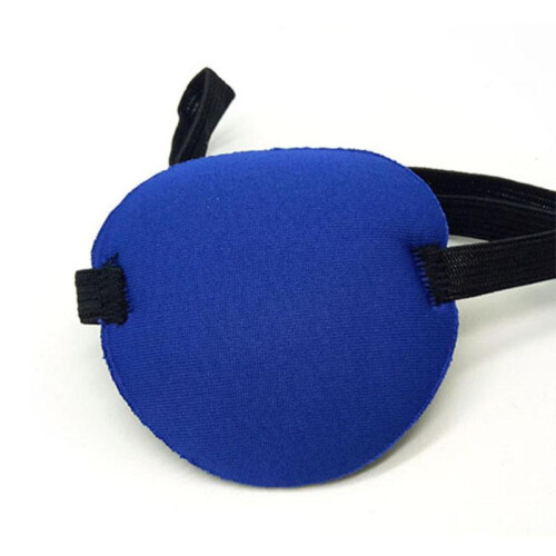(Blue) 2 Pack Eye Patch Soft Adjustable Amblyopia Lazy Eye Patches For Left Or Right Eyes Tw 1