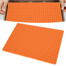 Mini stampo per cibo per cani arancione 468 fori Ø1.2cm