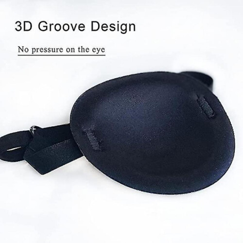 (Blue) 2 Pack Eye Patch Soft Adjustable Amblyopia Lazy Eye Patches For Left Or Right Eyes Tw 2