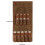Set di condimenti portatile da 9 pezzi con coperchi rotanti khaki 7