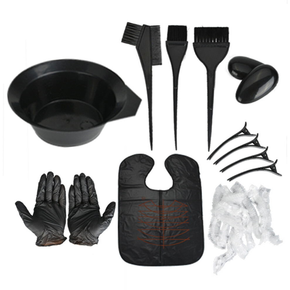 Hair Dye Coloring Kit Hair Tinting Bowl Dye Brush