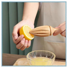 Orange Manual Lemon Juicer Mini Fruit Juicers Wooden Lemons Squeezer Portable Hand Squeezers Press Citrus Juice Kitchen Tool