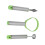 3Pcs Stainless Steel Fruit Digger Set Watermelon 9