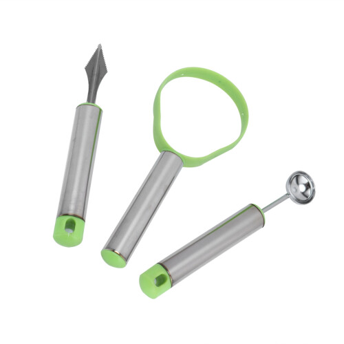 3Pcs Stainless Steel Fruit Digger Set Watermelon 1