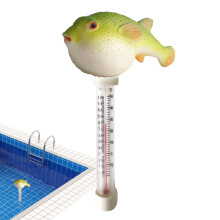 Floating Pool Thermometer - Cute Sea Creature Design for Outdoor Use, Bath and Garden Pond, Accurate Water Temperature Measurement
