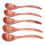 5Pcs Wooden Scoop Long Handle Sugar Salt Tea 9