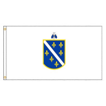 (90 x 150cm, E) 90X150Cm Bosnia And Herzegovina Military Armed Forces Flag Banner