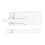 Sash Lock Square Zinc Alloy White Rustproof 9