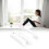 Sash Lock Square Zinc Alloy White Rustproof 12