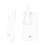 Sash Lock Square Zinc Alloy White Rustproof 3