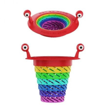 2pcs Colorful Kitchen Sink Strainer Retractable Food Catchers Hollow-out Drain Residue Filter Cocina Accessories