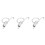 20PCS Cage Door Spring Hook Metal Finger Spring 7