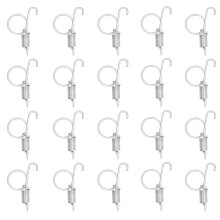 20PCS Cage Door Spring Hook Metal Finger Spring
