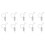 20PCS Cage Door Spring Hook Metal Finger Spring 2