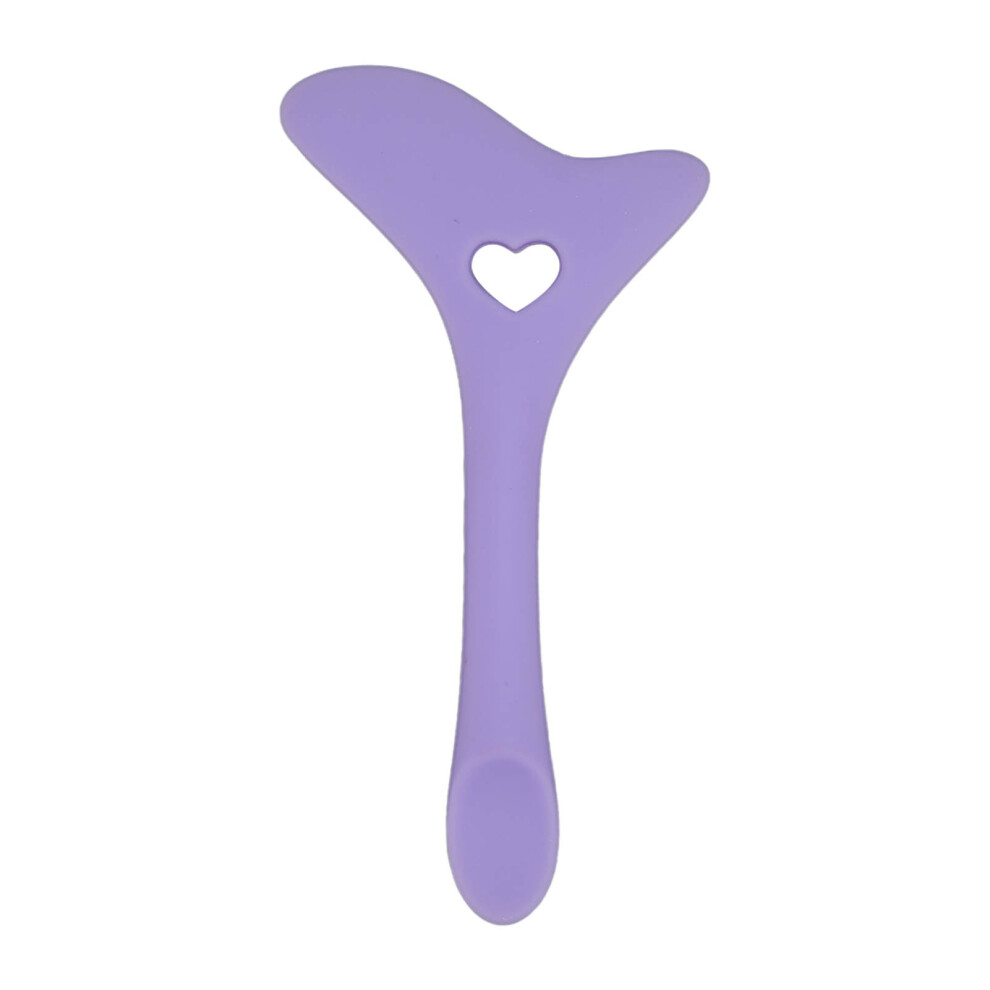 Cream/Purple Eyeliner Aid Reusable Silicone Eye Makeup Tool