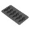 Mustache Shaped Silicone Mold Black Food Grade 8