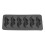 Mustache Shaped Silicone Mold Black Food Grade 10