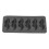 Mustache Shaped Silicone Mold Black Food Grade 5