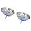 2Pcs Home Kitchen Sink Strainer Plug Stopper 304 6
