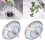 2Pcs Home Kitchen Sink Strainer Plug Stopper 304 12