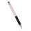 Stilo in alluminio rosa, 2 punte (Disco e Gomma) 10