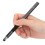 Stylet à 2 fonctions, aluminium compact, noir. 7