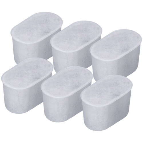 6Pcs Coffee Machine Water Filter Activated Carbon 1