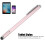 Stylet en alliage d'aluminium à 2 fonctions, rose, compact 4