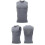 (L, Grey) Guys Men's Chest Gynecomastia Compression Top,ionic Shaping Vest 5
