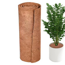 Plant Basket Inserts - 50x100 Cm Coconut Fibre Mat for Garden Drainage, Reusable Pet Mat, Reptile Carpet, Window Box Filler