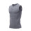 (3XL, Grey) Guys Men's Chest Gynecomastia Compression Top,ionic Shaping Vest 1