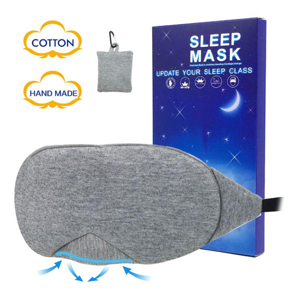 Cotton Sleeping Eye Mask Light Shielding Sleeping