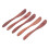 Wooden Dinner Knife Polished Cake Knife Reusable 7