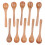 10pcs Wooden Spoon Children's Tableware Mini Round 1