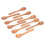 10pcs Wooden Spoon Children's Tableware Mini Round 10