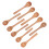 10pcs Wooden Spoon Children's Tableware Mini Round 6