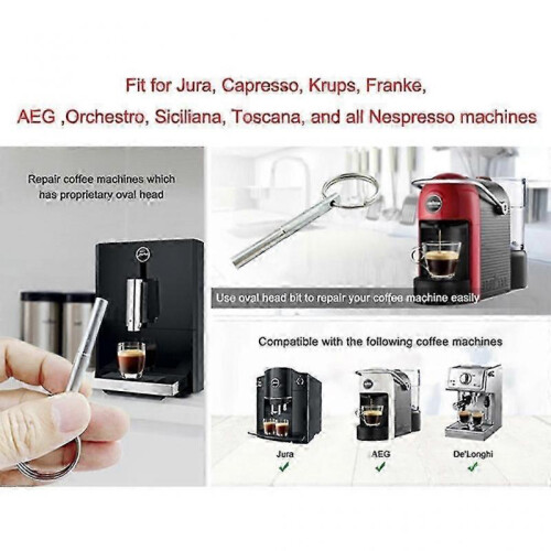Jura Capresso Repair Security Tool Key Open Security Oval Head Screws 1