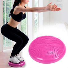 Professioneller Balance Discounter-Kissenmatte Yoga-Massageball-unterlage Fitness-Übungstraining Ball Pink